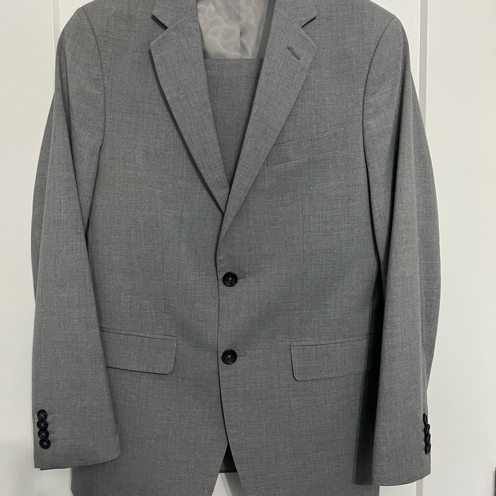 Banana Republic Factory Wool-blend 2-Button Suit